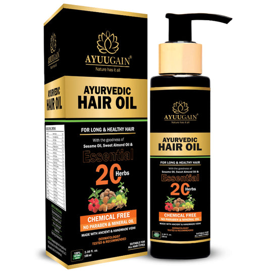 Ayuugain Ayurvedic Hair Oil - Classic Derma