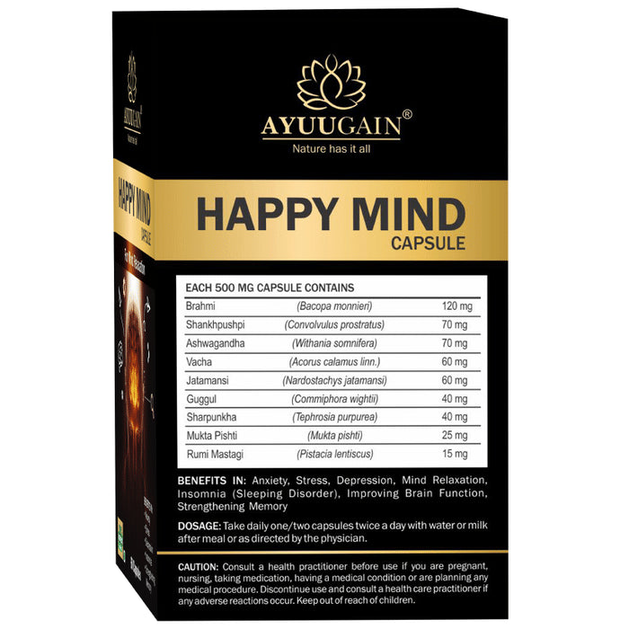 Ayuugain Happy Mind Capsule (60 Each)