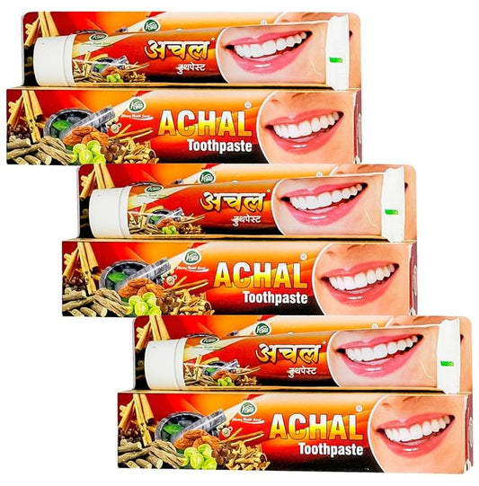 Achal ToothPaste (175gm Each) for Natural Oral Care | Non -Fluoride - Classic Derma