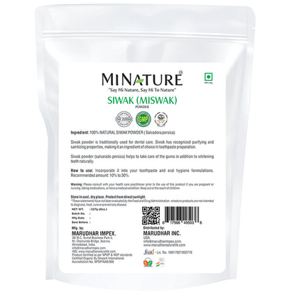 Minature Siwak (Miswak) Powder