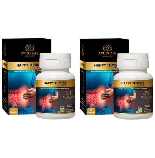 Ayuugain Happy Tummy Capsule (60 Each) - Classic Derma