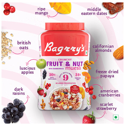 Bagrry's Crunchy Fruit and Nut with Cranberries Muesli