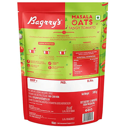 Bagrry's Masala Oats Tangy Tomato