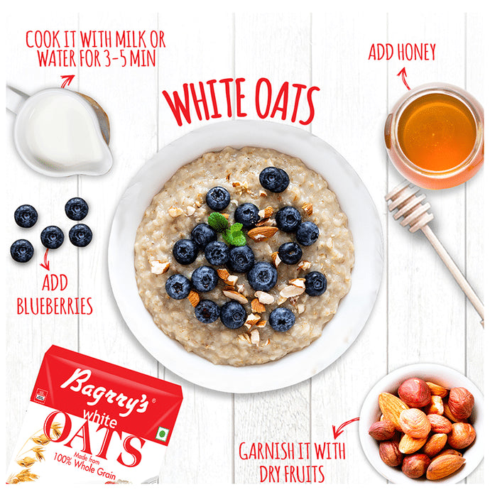 Bagrry's White Oats for Weight Management & Cholesterol Reduction