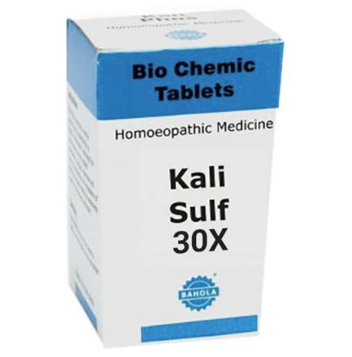Bahola Kali Sulf Biochemic Tablet 30X - Classic Derma