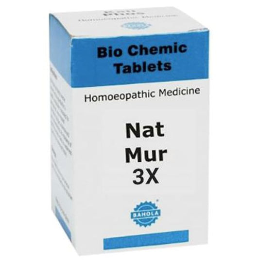 Bahola Nat Mur Biochemic Tablet 3X - Classic Derma