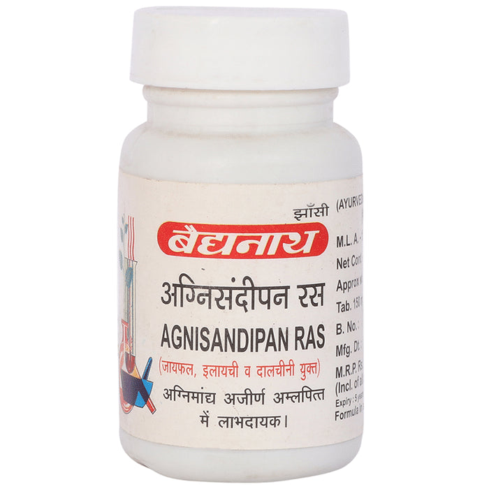 Baidyanath (Jhansi) Agnisandipan Ras Tablet - Classic Derma