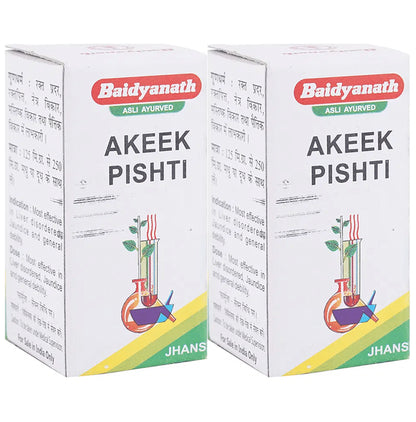 Baidyanath (Jhansi) Akeek Pishti Powder (10gm Each) - Classic Derma