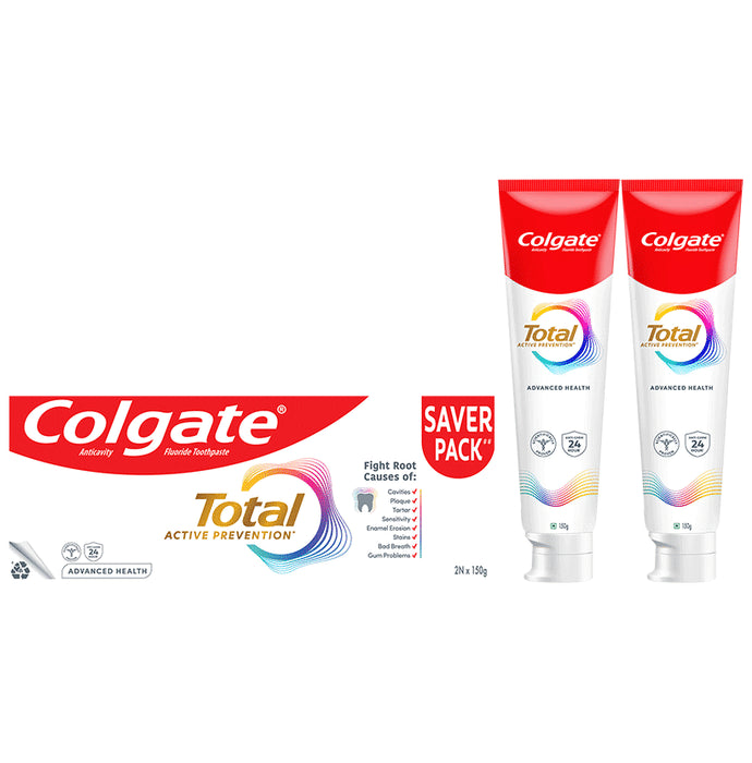 Colgate Total12 Toothpaste (150gm Each) Advanced Health - Classic Derma