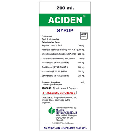 Aciden Hyperacidity Syrup
