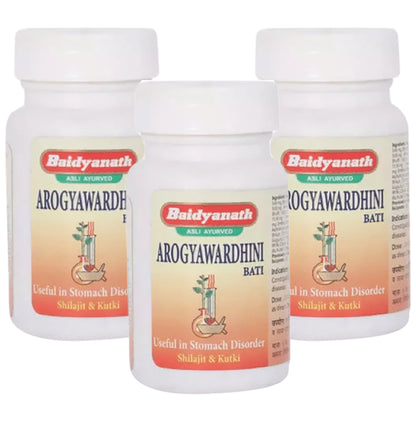Baidyanath (Jhansi) Arogyawardhini Bati Tablets (80 Each) - Classic Derma