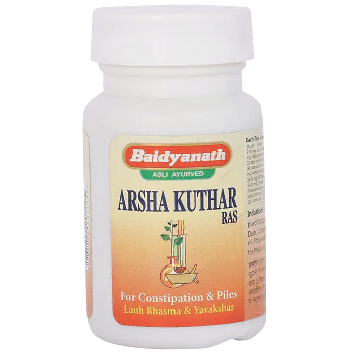 Baidyanath (Jhansi) Arshkuthar Ras Tablet (40 Each)