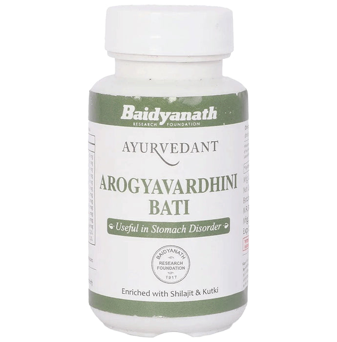 Baidyanath (Jhansi) Ayurvedant Arogyavardhini Bati - Classic Derma