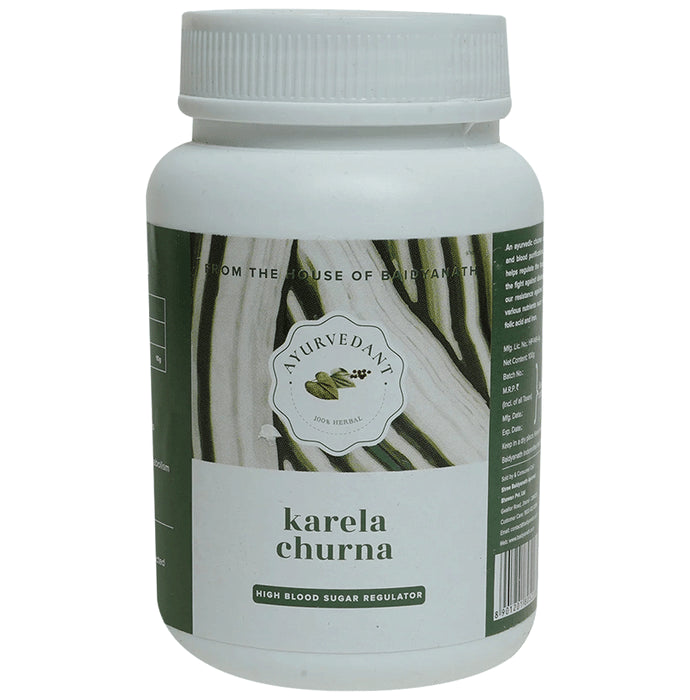 Baidyanath (Jhansi) Ayurvedant Karela Churna - Classic Derma