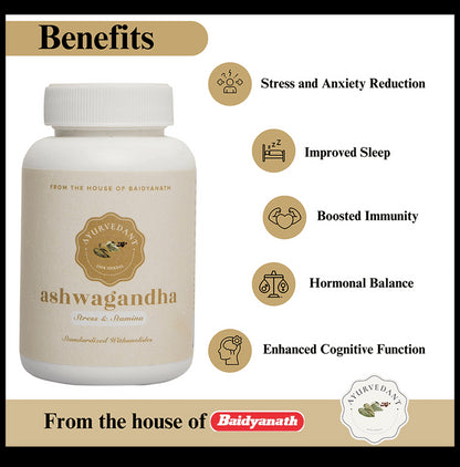 Baidyanath (Jhansi) Ayuvedant Ashwagandha Tablet