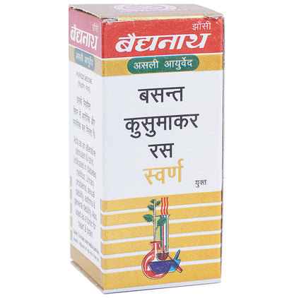 Baidyanath (Jhansi) Basant Kusumakar Ras with Gold Tablet