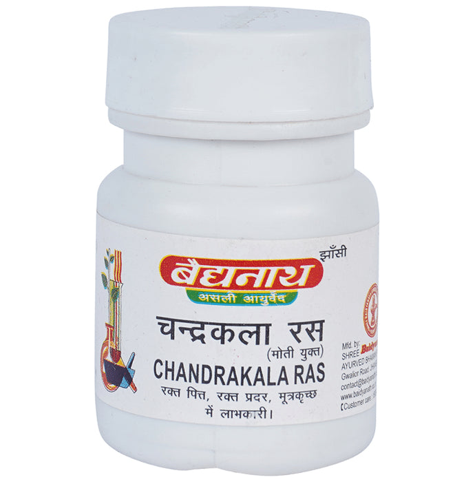 Baidyanath (Jhansi) Chandrakala Ras Tablet - Classic Derma