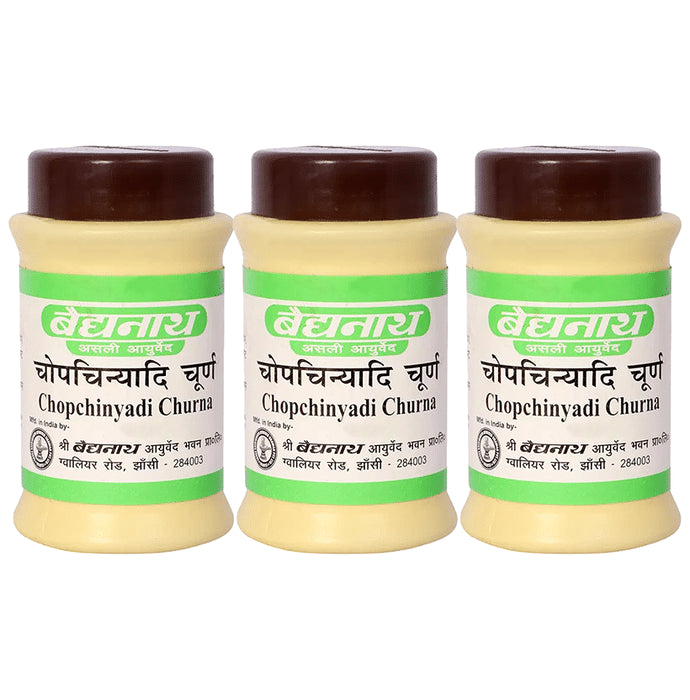 Baidyanath (Jhansi) Chopchinyadi Churna (60gm Each) - Classic Derma