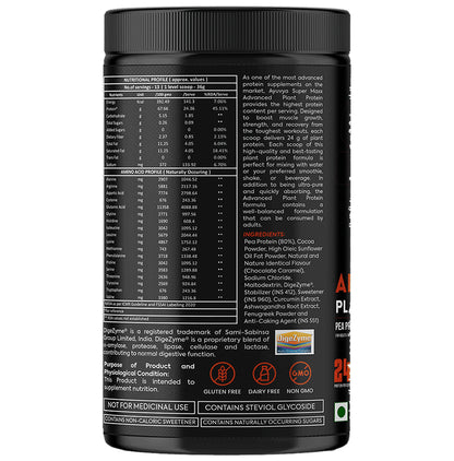 Ayuvya Super Maxx Advanced Plant Protein Powder Chocolate Caramel