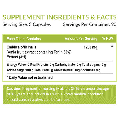 Ayuway Amla 1200mg Vegicap
