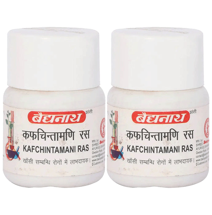 Baidyanath (Jhansi) Kafchintamani Ras Tablet (20 Each) - Classic Derma