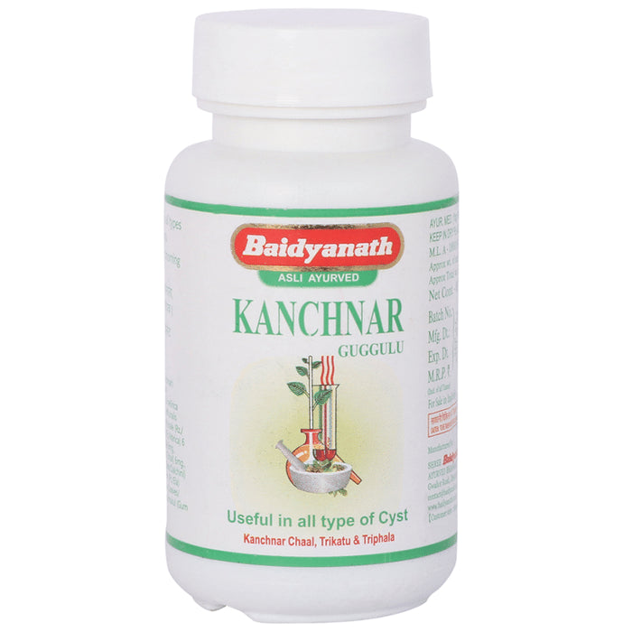Baidyanath (Jhansi) Kanchnar Guggulu Tablet - Classic Derma