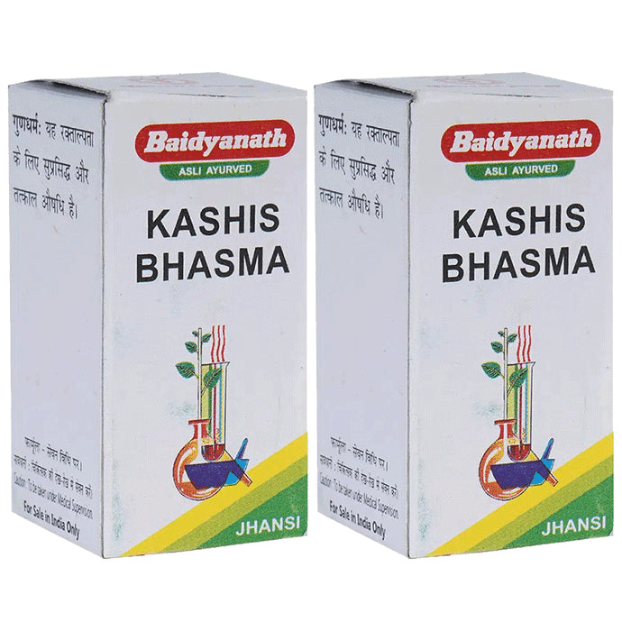 Baidyanath (Jhansi) Kashis Bhasma (10gm Each) - Classic Derma