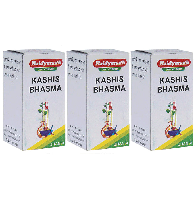 Baidyanath (Jhansi) Kashis Bhasma (10gm Each) - Classic Derma