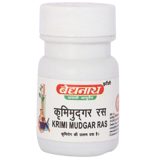 Baidyanath (Jhansi) Krimi Mudgar Ras Tablet - Classic Derma