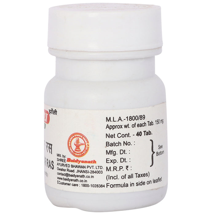 Baidyanath (Jhansi) Krimi Mudgar Ras Tablet