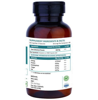 Ayuway Cow Collustrum 1200mg Vegicap