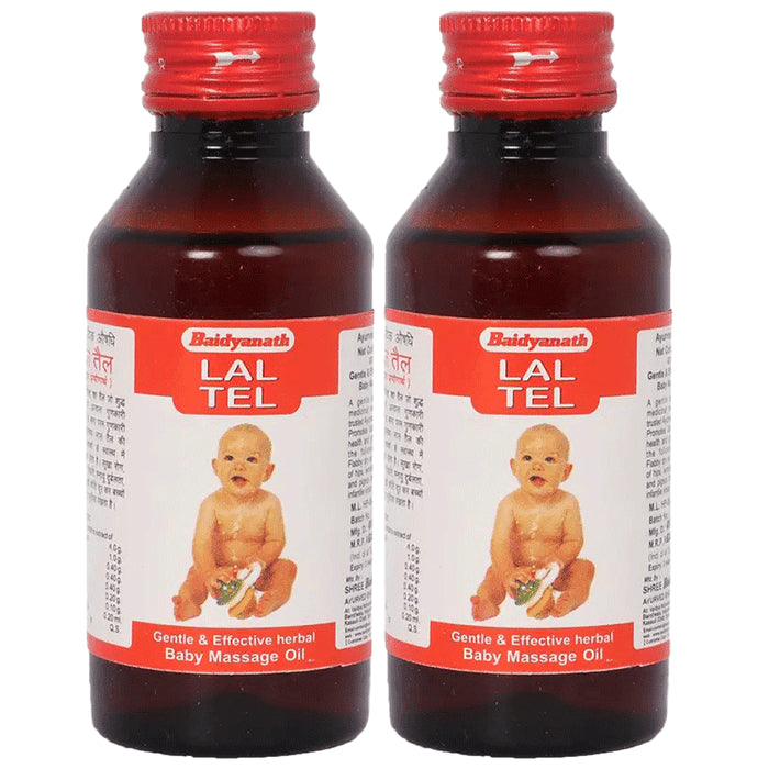 Baidyanath (Jhansi) Lal Tel (100ml Each) - Classic Derma