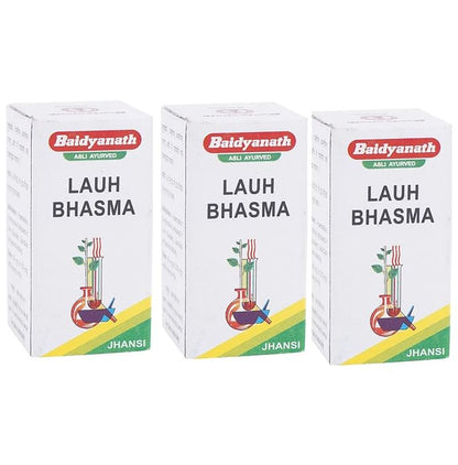 Baidyanath (Jhansi) Lauh Bhasma (10gm Each) - Classic Derma