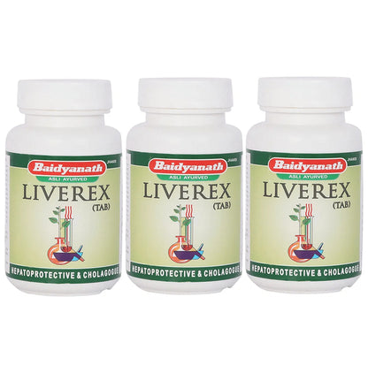Baidyanath (Jhansi) Liverex Tablet (100 Each) - Classic Derma