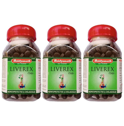 Baidyanath (Jhansi) Liverex Tablets(500 Each) - Classic Derma