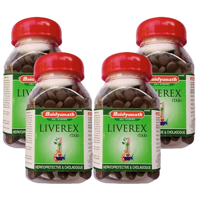 Baidyanath (Jhansi) Liverex Tablets(500 Each) - Classic Derma