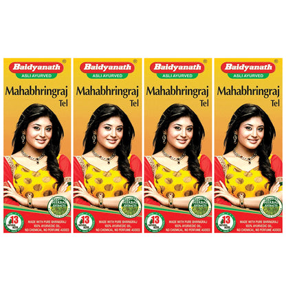 Baidyanath (Jhansi) Mahabhringraj Tel (100ml Each) - Classic Derma