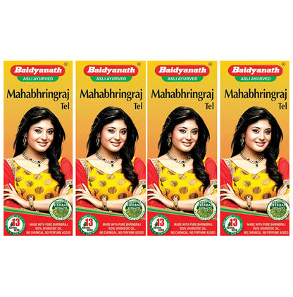 Baidyanath (Jhansi) Mahabhringraj Tel (50ml Each) - Classic Derma