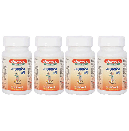 Baidyanath (Jhansi) Mahashankh Bati Tablet (40 Each) - Classic Derma