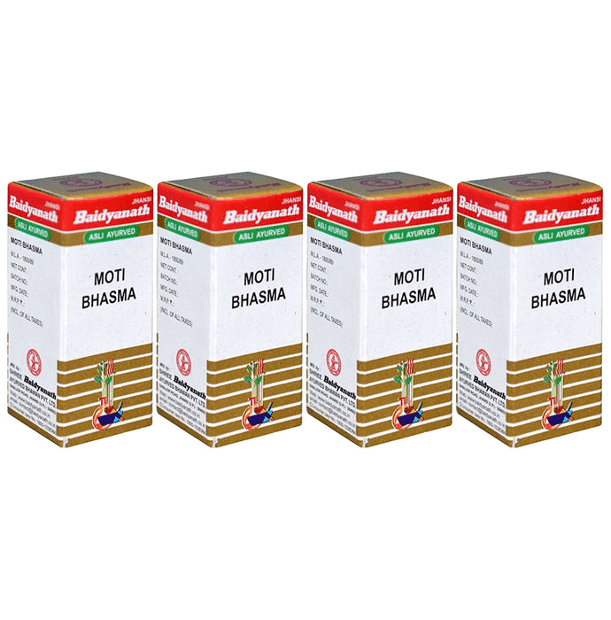 Baidyanath (Jhansi) Moti Bhasma(1gm Each) - Classic Derma