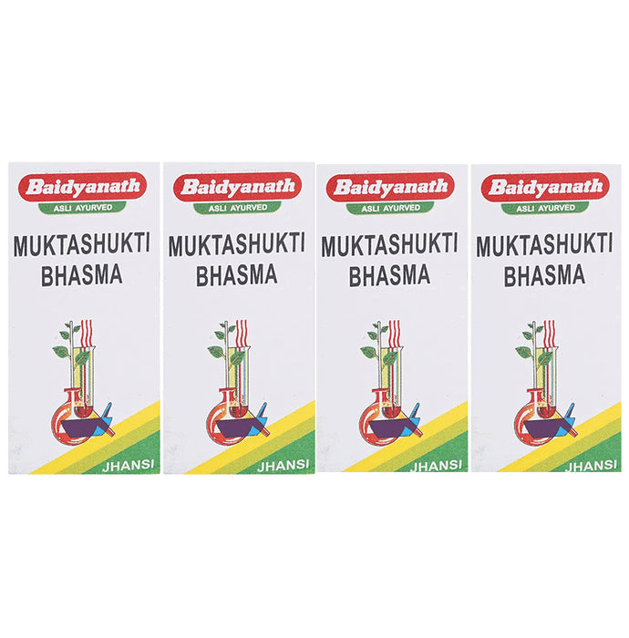 Baidyanath (Jhansi) Muktashakti Bhasma (10gm Each) - Classic Derma