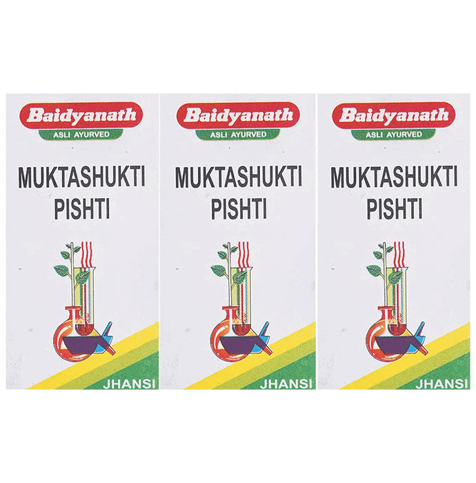 Baidyanath (Jhansi) Muktashakti Pishti Powder(10gm Each) - Classic Derma