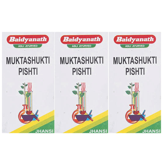 Baidyanath (Jhansi) Muktashakti Pishti Powder(10gm Each) - Classic Derma