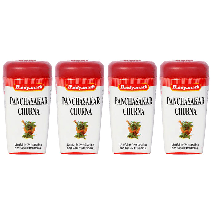 Baidyanath (Jhansi) Panchasakar Churna (100gm Each) - Classic Derma