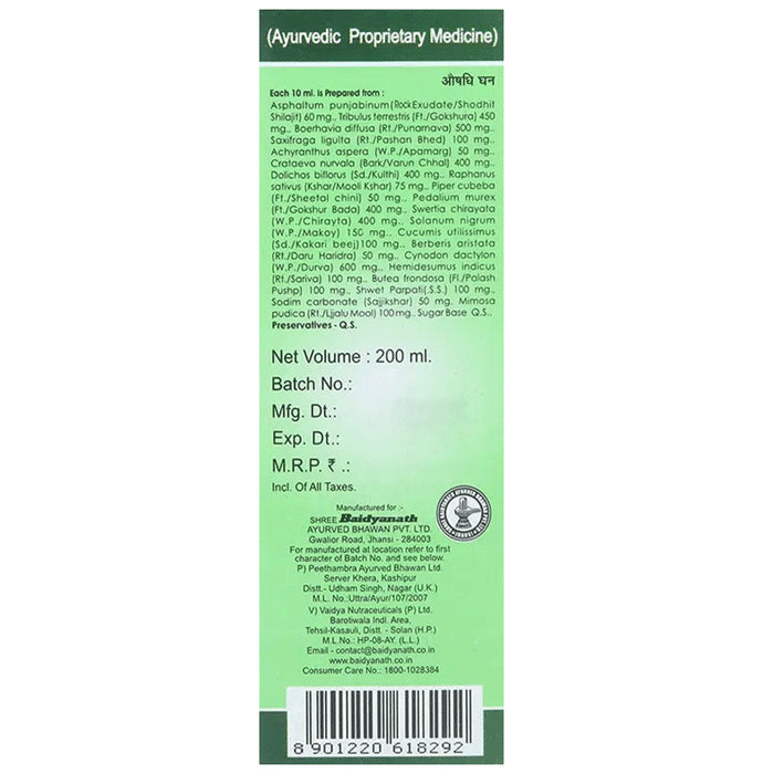 Baidyanath (Jhansi) Pathreena Syrup (200ml Each)