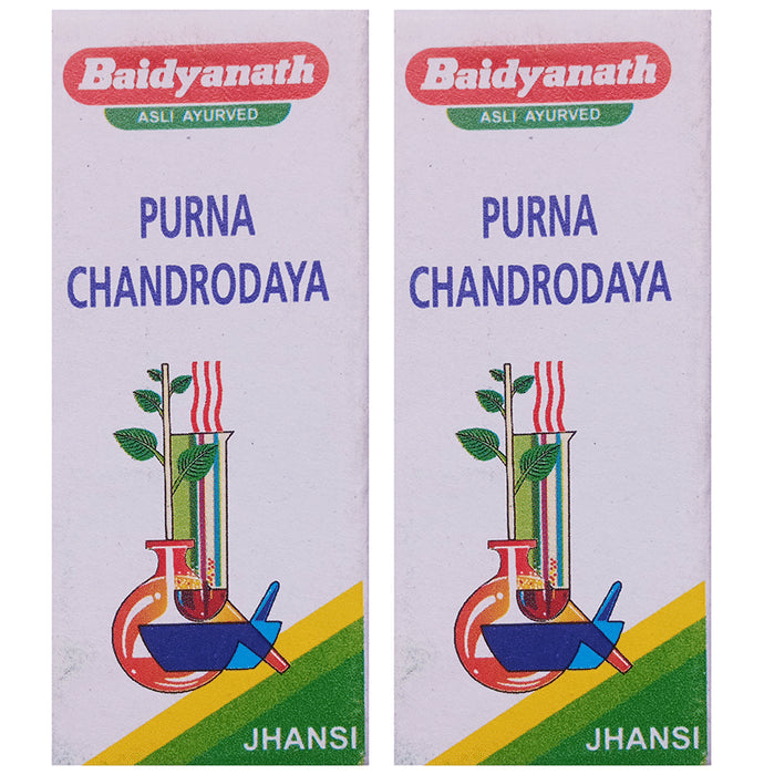 Baidyanath (Jhansi) Poorn Chandrodaya (2.5gm Each) - Classic Derma