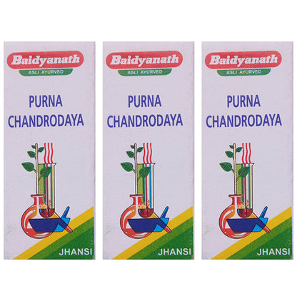 Baidyanath (Jhansi) Poorn Chandrodaya (2.5gm Each) - Classic Derma