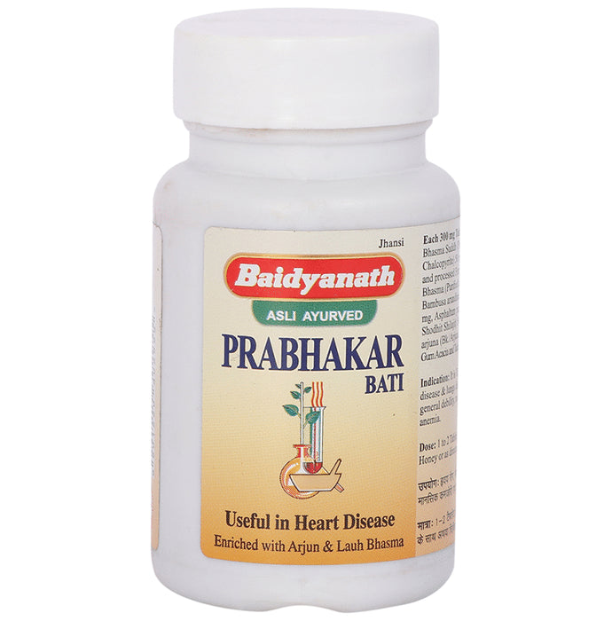 Baidyanath (Jhansi) Prabhakar Bati Tablet - Classic Derma