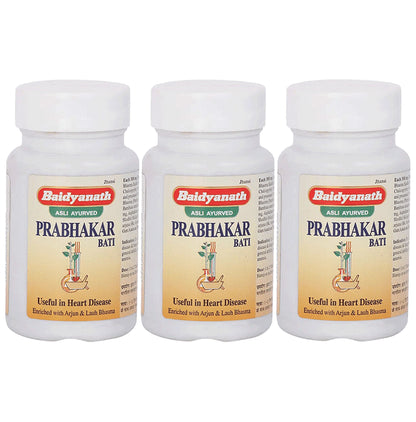 Baidyanath (Jhansi) Prabhakar Bati Tablet (80 Each) - Classic Derma