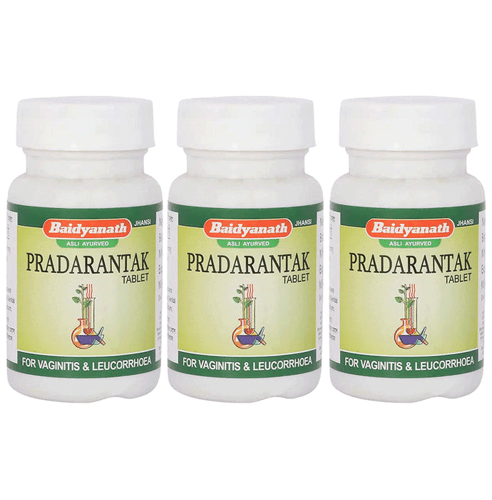 Baidyanath (Jhansi) Pradarantak Ras Tablet (50 Each) - Classic Derma
